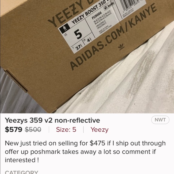 Yeezys 359 v2 non-reflective - Picture 1 of 8